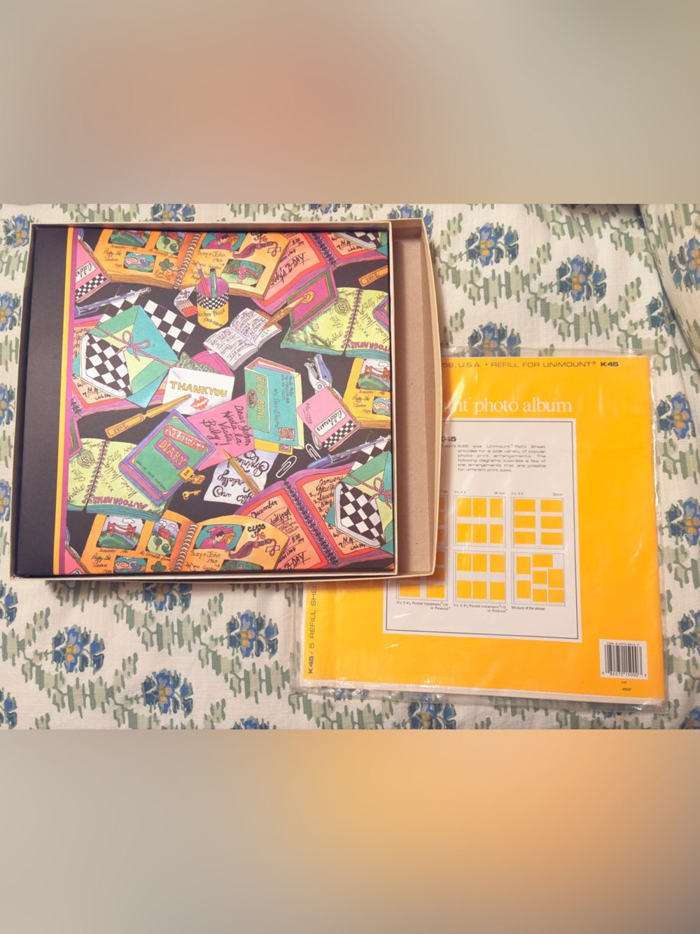 Vintage 90s Maximalist Nicole Miller Photo Album + Refills NIB Rare Deadstock